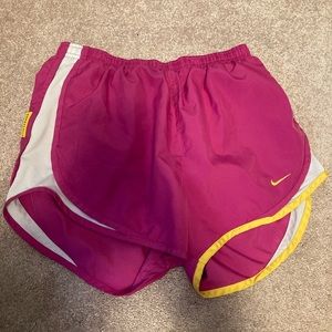 Pink nike shorts